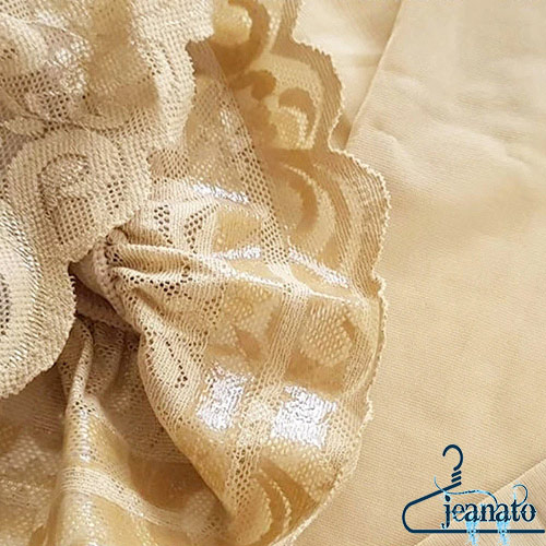 جوراب بادکنکی بالا زانو ژله ای لبه گیپور جوراب بادکنکی بالا زانو ژله ای لبه گیپور