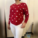 شومیز بافت قرمز مخصوص شب یلدا – نرم، سبک، وارداتی و پرفروش