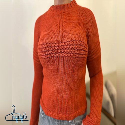 بافت نارنجی وارداتی Ricki's رنگ پرتقالی زنده و ترند ۱۴۰۴ – جیناتو