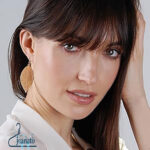 گوشواره آویزی رزگلد I AM | سبک، ضدحساسیت و ترندی برای استایل روزانه - Image 3