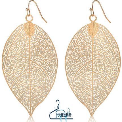 گوشواره آویزی رزگلد زنانه برند I AM ضدحساسیت و سبک