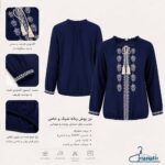 بلوز زنانه نخی طرحدار وارداتی | جیناتو